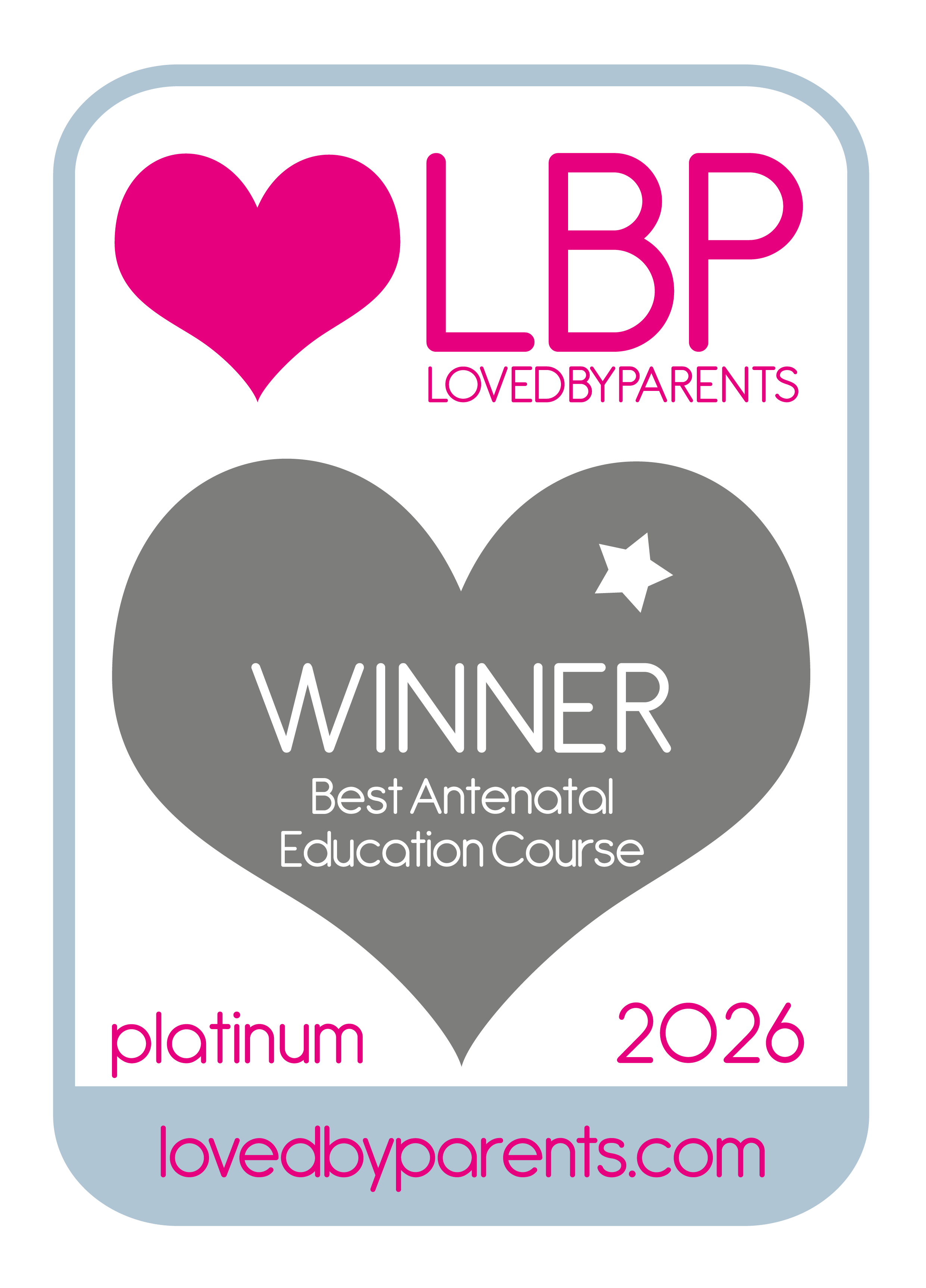 Loved By Parents Best Antenatal Education Course Award 2026
