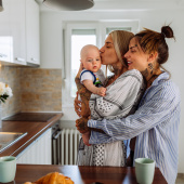 Mothers with baby