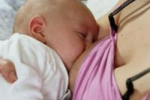 Baby breastfeeding