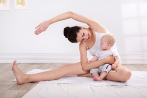 mother and baby yoga