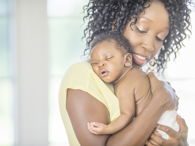mum with a young baby