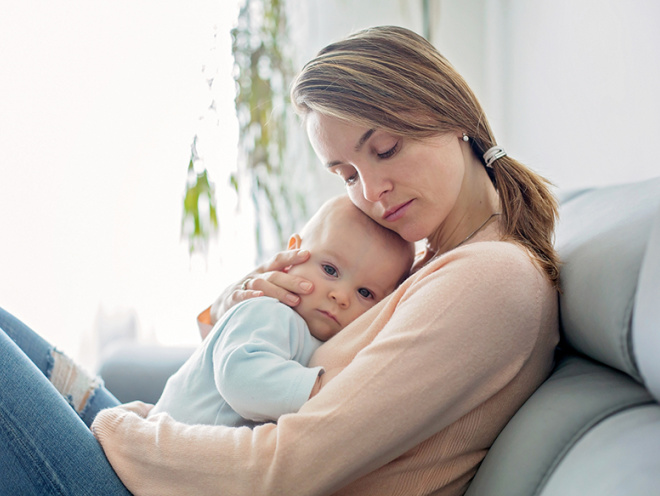 How to look after your baby when you’re not feeling well