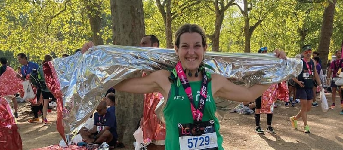 NCT Marathon Runner post-race