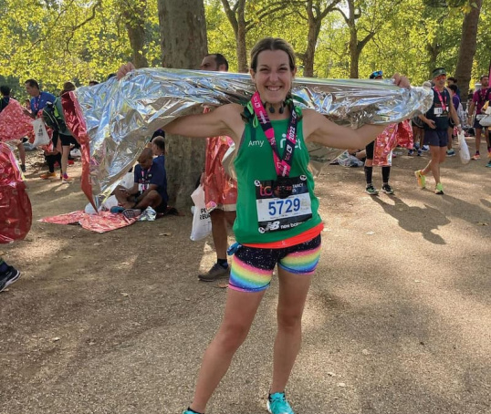 NCT Marathon Runner post-race