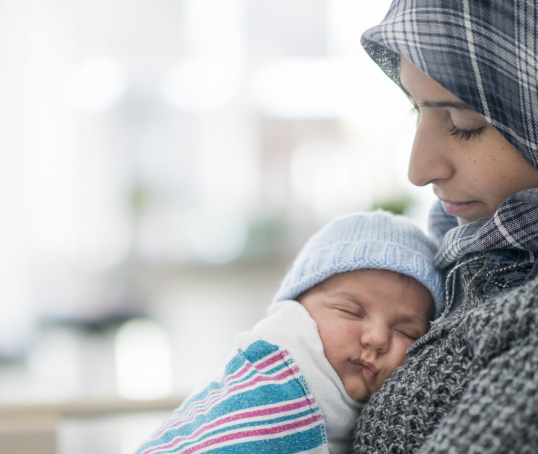 Mother and birthing parent after birth