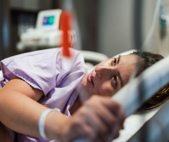 Pregnant woman or person in labour