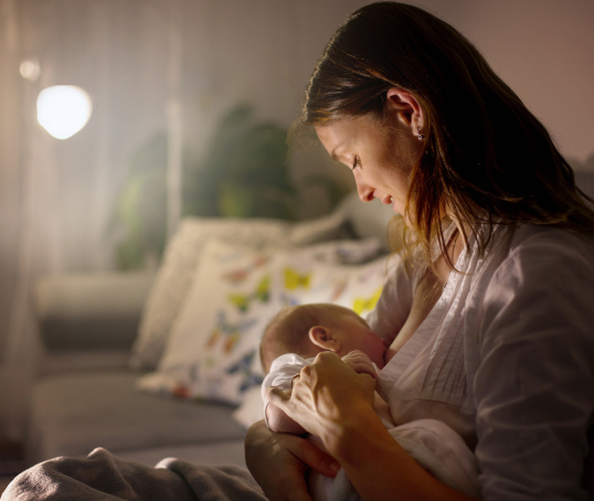 Breastfeeding at night