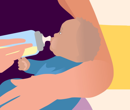 Paced bottle feeding