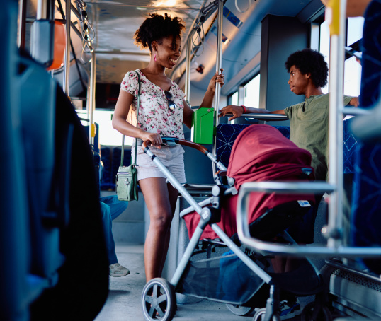 Travelling by public transport