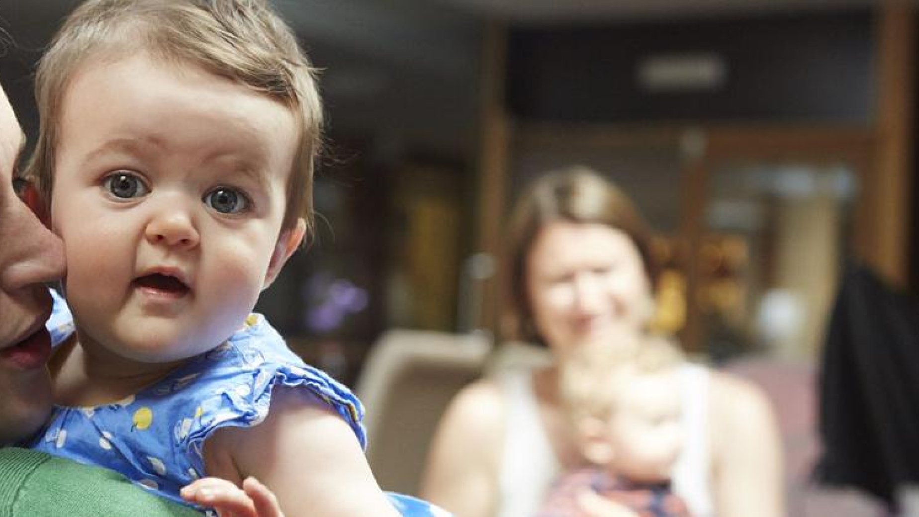 Mother and Baby at Baby Cafe