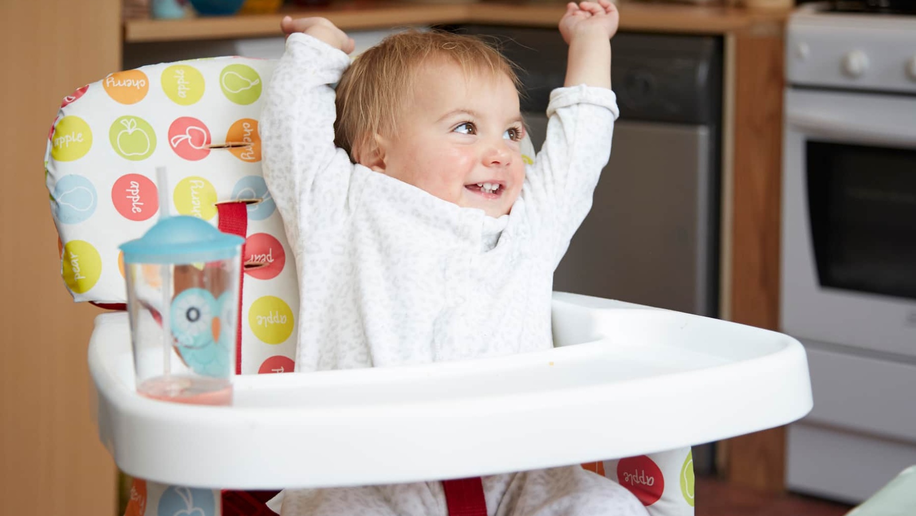 Baby in high chair