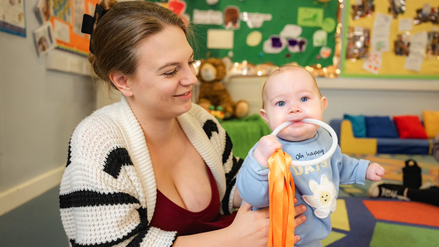 Mum holding baby - Honeyhill Peterborough