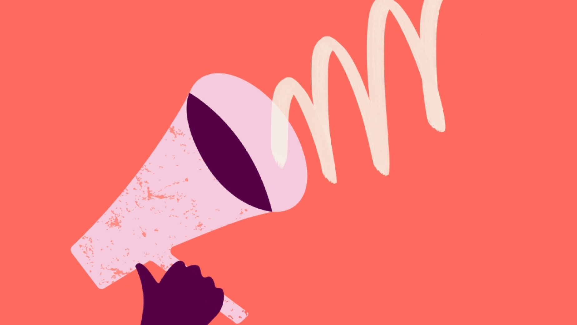 Megaphone illustration