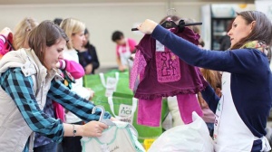 Sellers at nearly new sale