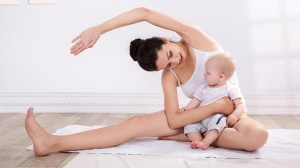 mother and baby yoga