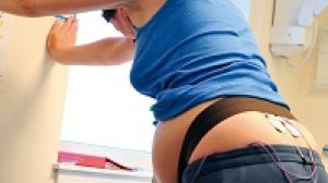 Labour pain relief: TENS machine 