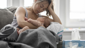 Feeling unwell with a baby