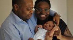 Parents with new born baby