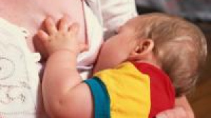 baby breastfeeding 
