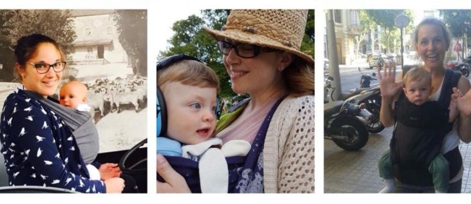 Our mums wearing slings