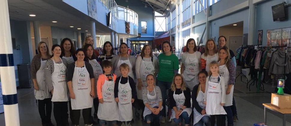 Our amazing volunteer team from our Autumn 2019 Nearly New Sale