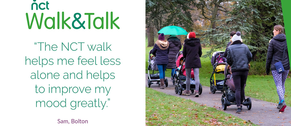 'The NCT walk helps me feel less alone and improves my mood greatly'