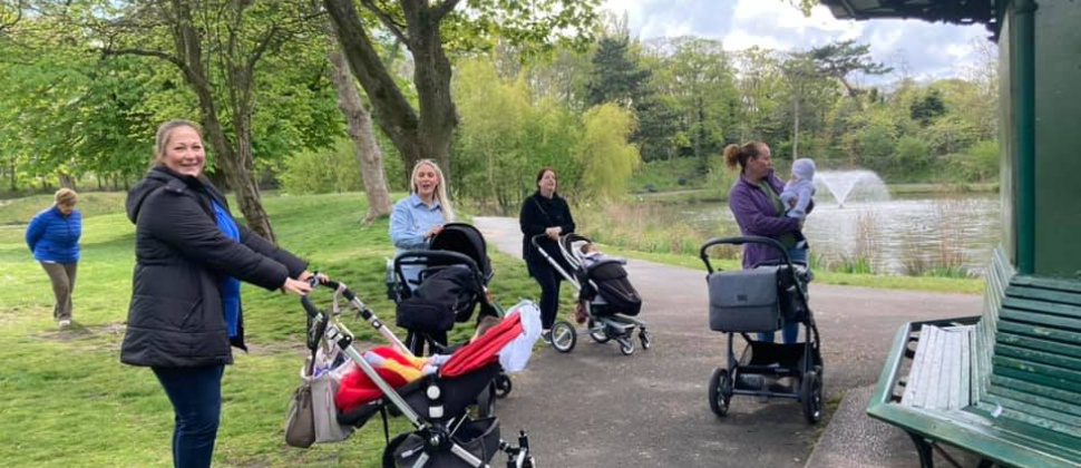 NCT Walk & Talk baby group in Southport Hesketh Park 