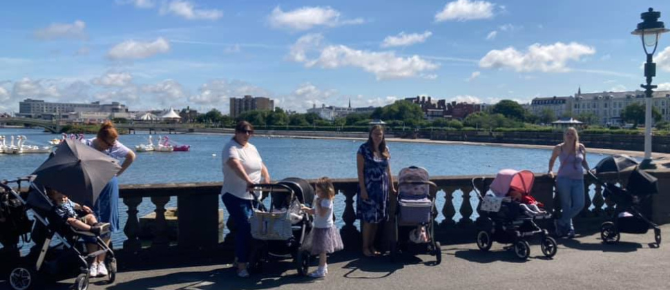 NCT Walk & Talk baby group in Southport Kings Garden Marine lake