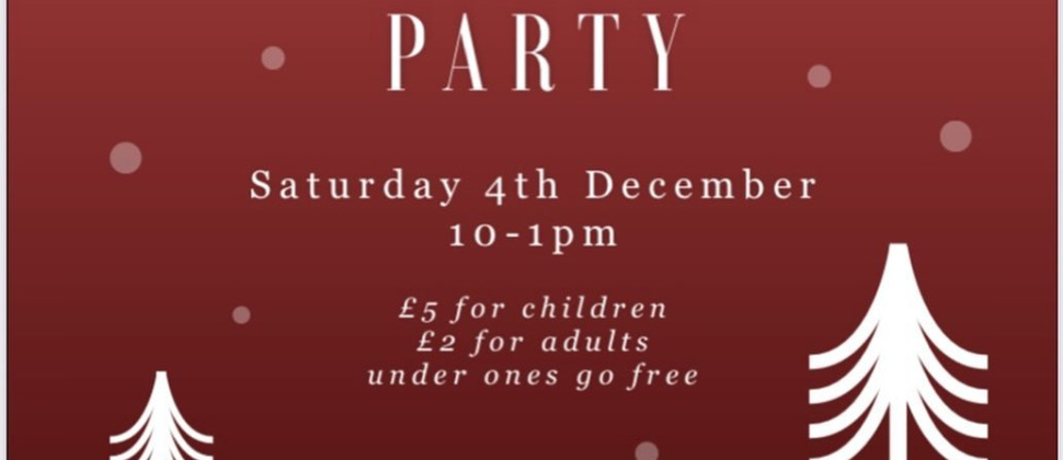 NCT Christmas Party Flyer 4th December 2021