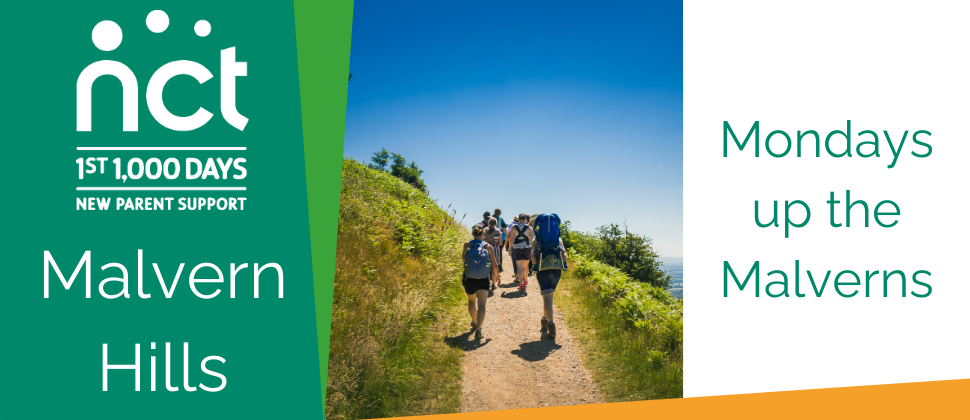 Mondays up the Malverns. A group of Mums walking on the Malvern Hills. 
