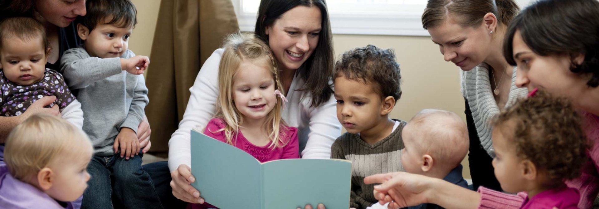 Group of parents and children Group of parents and children